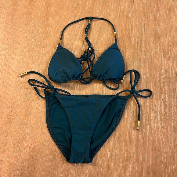 Vix Paula Hermanny Shay T Back Top & Tie Side Bottom - Picture 3 of 4